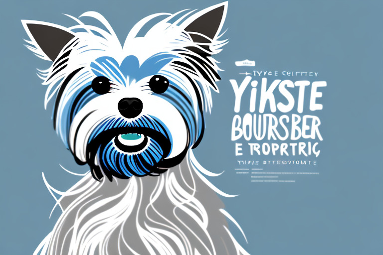 A biewer yorkshire terrier